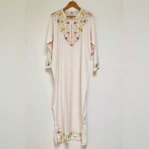 Vintage Woman’s  Embroidered Kaftan